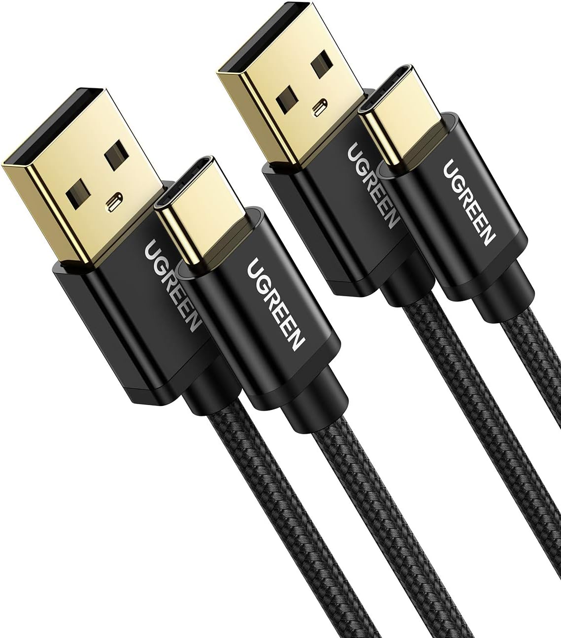 UGREEN USB-A to USB-C Fast Charging 3M Cable, 3A Charging Speed, 480Mbps Data Transfer, Durable Nylon Braided, Universal Compatibility for Smartphones, Tablets, Laptops, and More