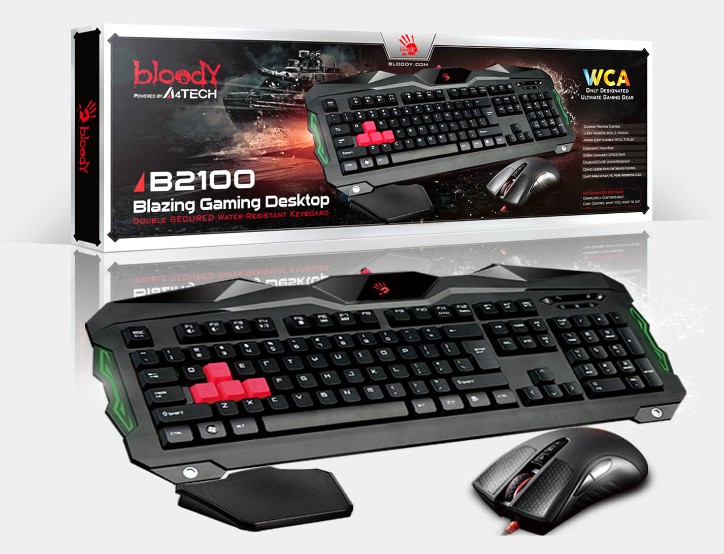 A4Tech Bloody B2100 Gaming Desktop COMBO
