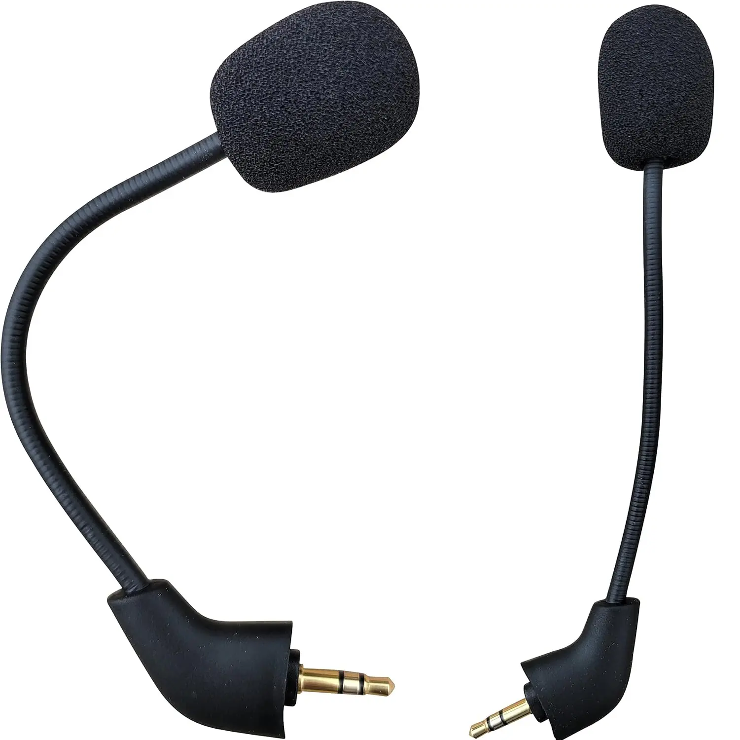Compatible Straight End Replacement Game Mic Microphone Boom for Post-2021 2nd Version Wired Kingston HyperX Cloud 2 II Cloud Core Cloud Pro CloudX PS4 Xbox One Nintendo Switch Computer PC Gaming Headsets | COPY VERION