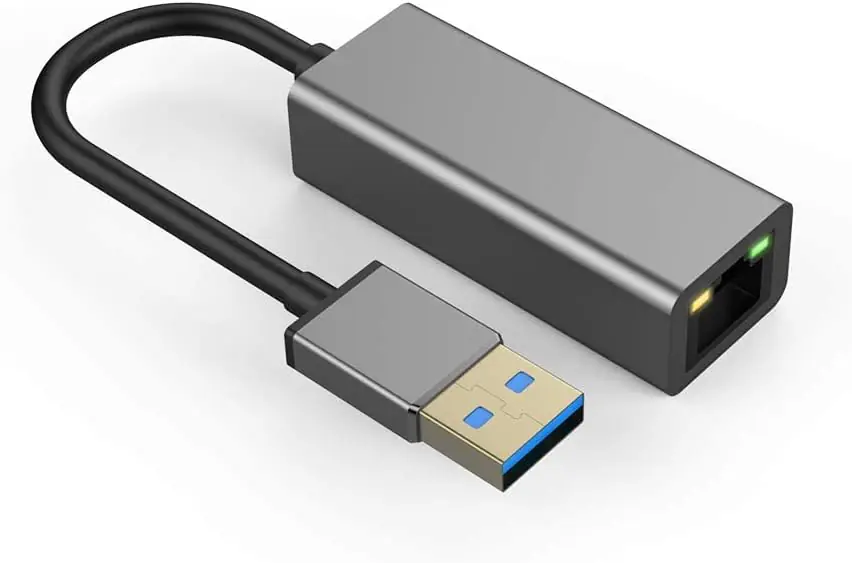 BYL USB A to RJ45 Ethernet Adapter, 100Mbps Network, USb, Compatible with Laptops, Tablets, MacBook Air, Windows, macOS, and Linux