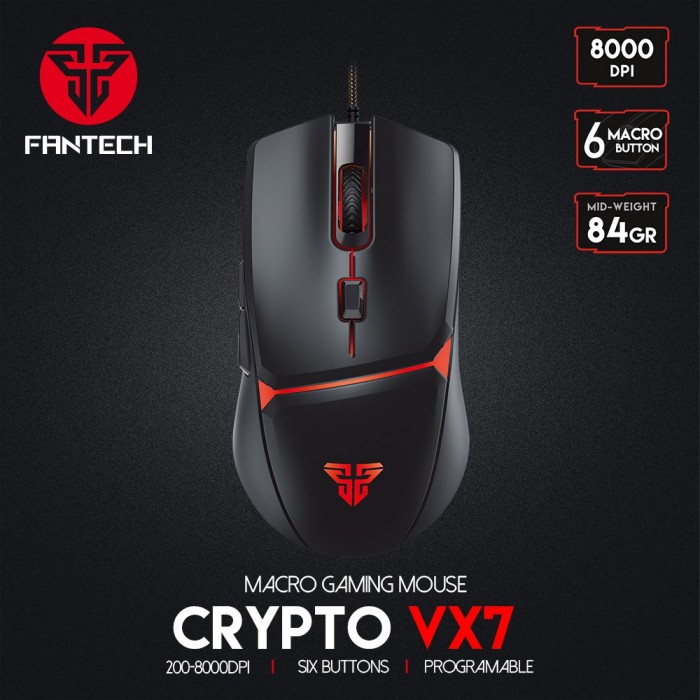 FANTECH CRYPTO VX7 GAMING MOUSE