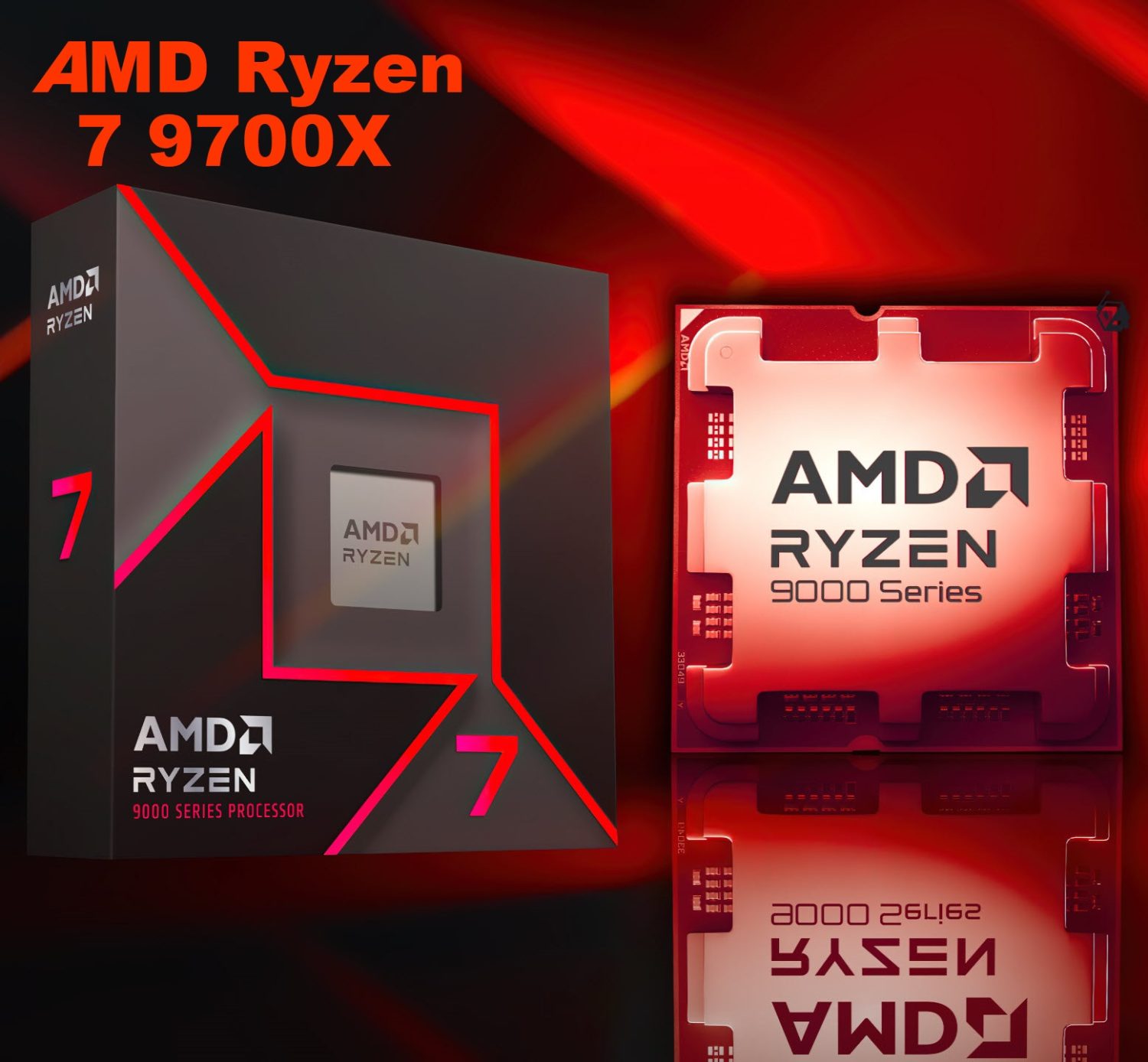 AMD Ryzen 7 9700X – CPU Ryzen 7 9000 Series Granite Ridge (Zen 5) 8-Core 3.8 GHz – Socket AM5 65W – Radeon Graphics Processor | BOX 100-100001404WOF | 1 YEAR WARRANTY