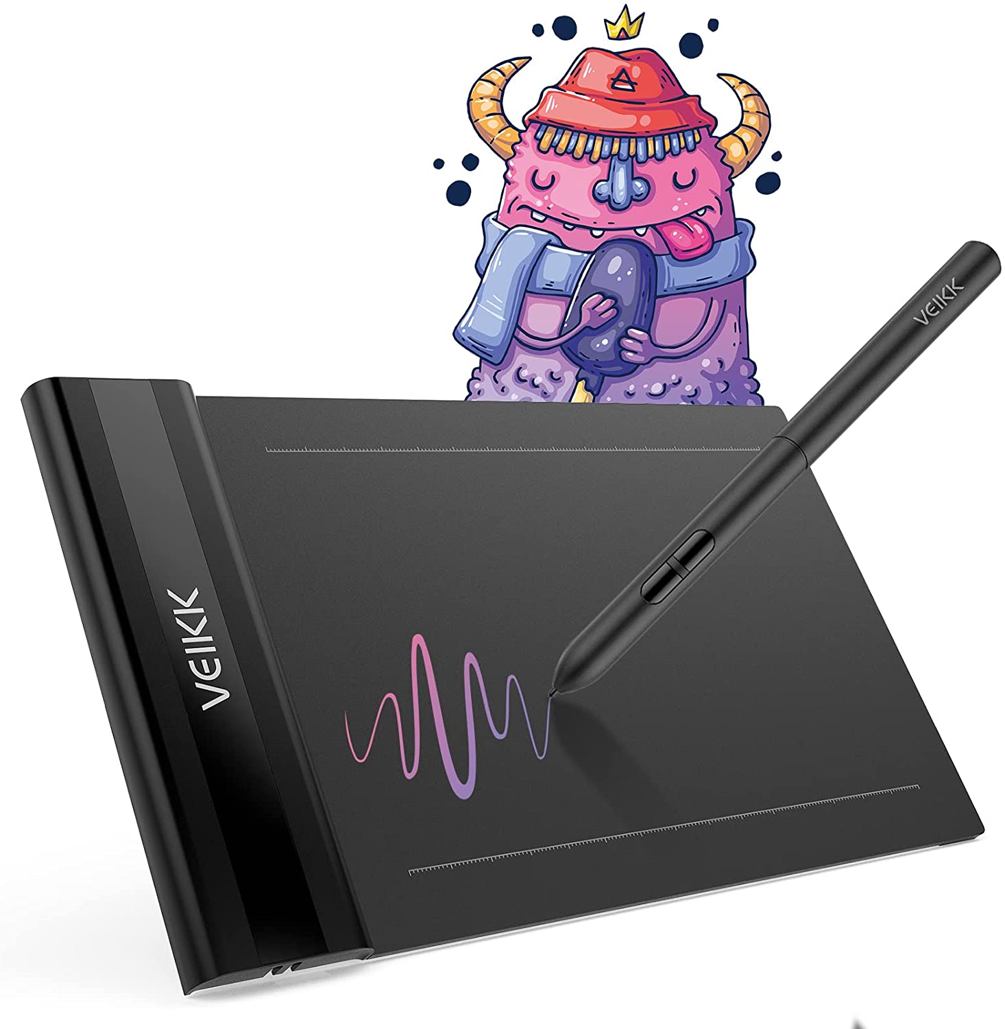 VEIKK Creator Pop S640 DRAWING TABLET 6″
