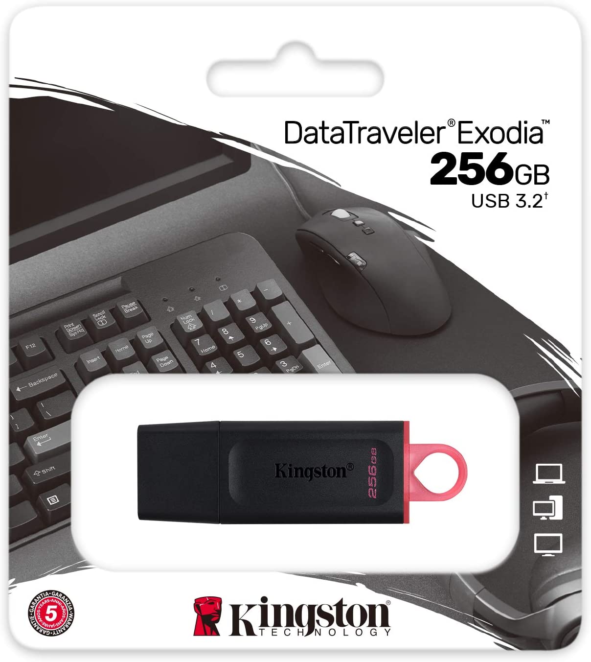 USB Kingston Exodia 256GB 3.2 Flash Drive DTX/256GB