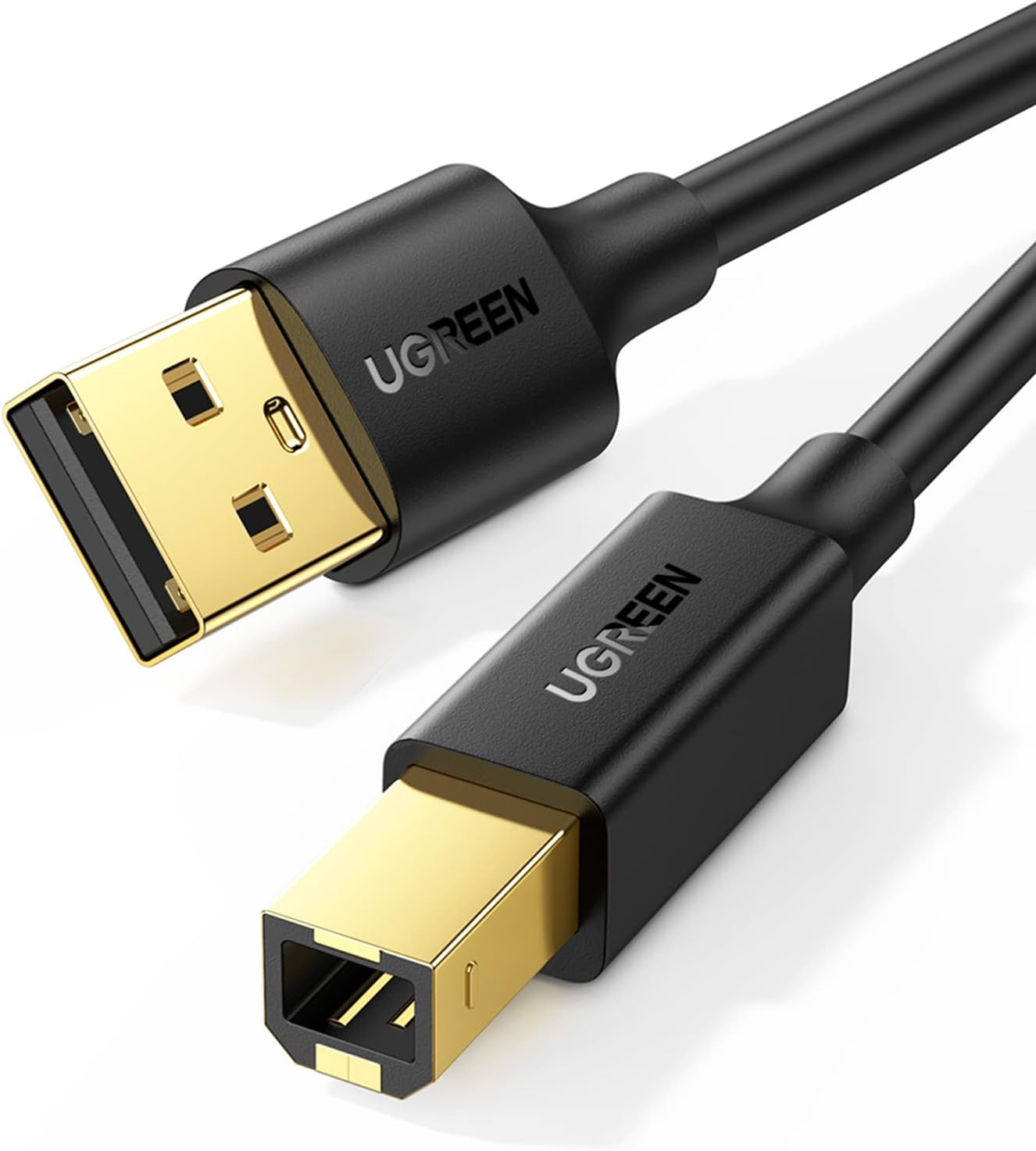 UGREEN 10350 USB Printer Cable – USB A to 2.0 USB B 1.5M – BLACK