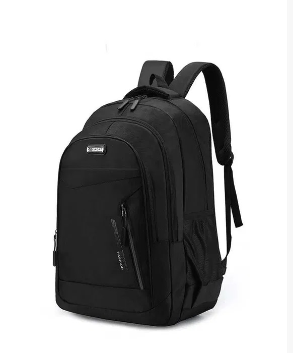 Travel Laptop Backpack – Water Resistant – Large Capacity & Organized POCKETS – Fits 15.6 Inch Notebook – Carry on Flight Approved – For Travel University School Hiking Gym – BLACK