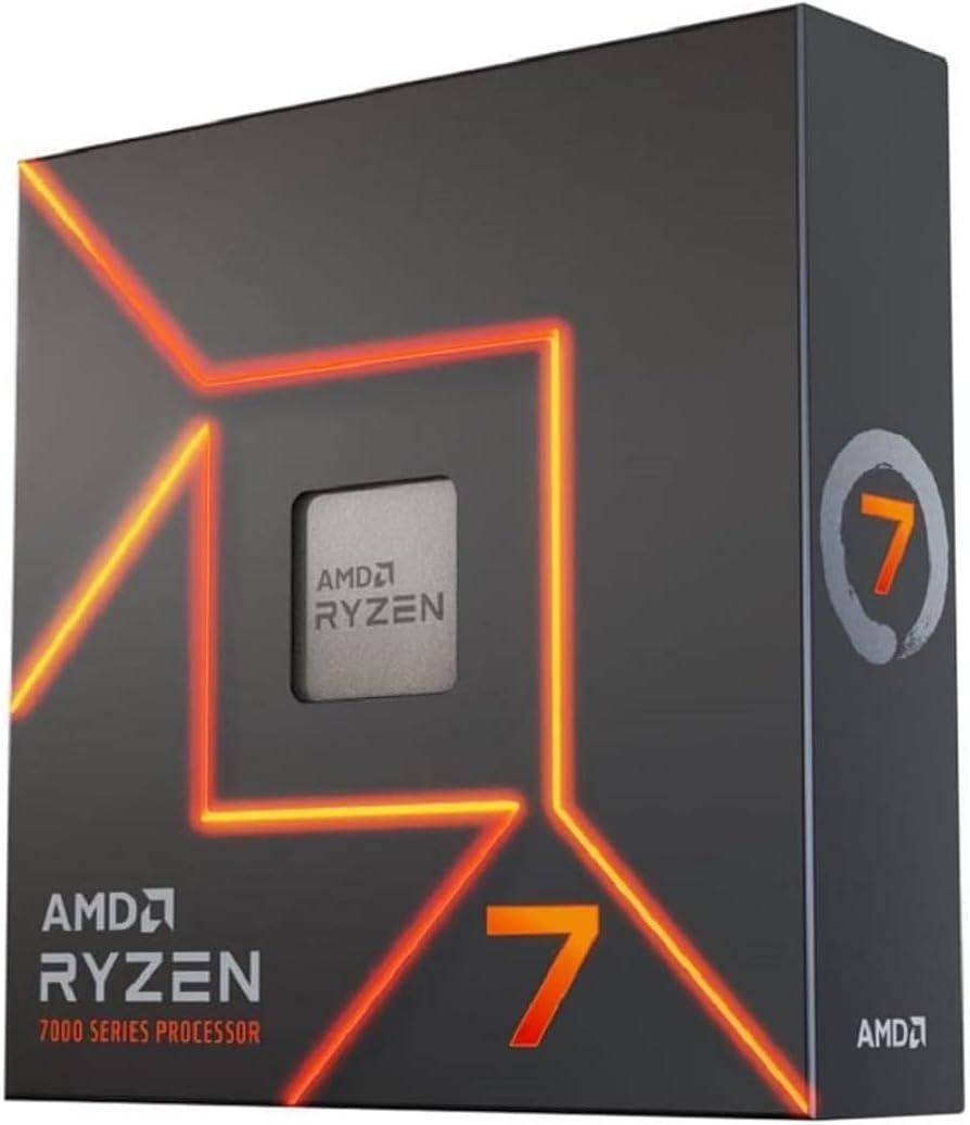 AMD Ryzen 7 7700X CPU- 8-Core 16-Thread 4.5 GHz – Socket AM5 – 105W Unlocked Desktop Processor (100-100000591WOF) | 1 YEAR WARRANTY