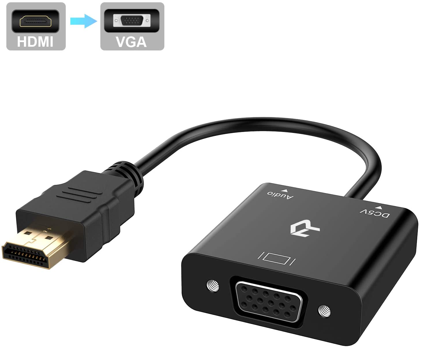 HDMI to VGA Adapter (Male to Female)