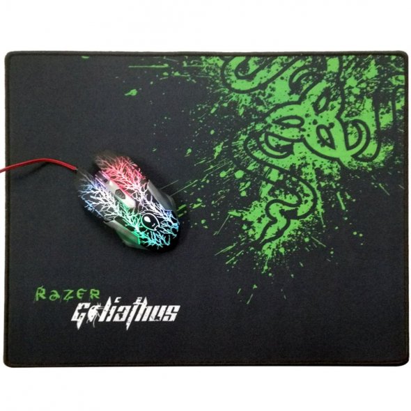 Black Gaming Mouse Pad Rough Surface Control Edition 44cm x 40cm x 3MM – Non-slip Thickened Mouse Mat