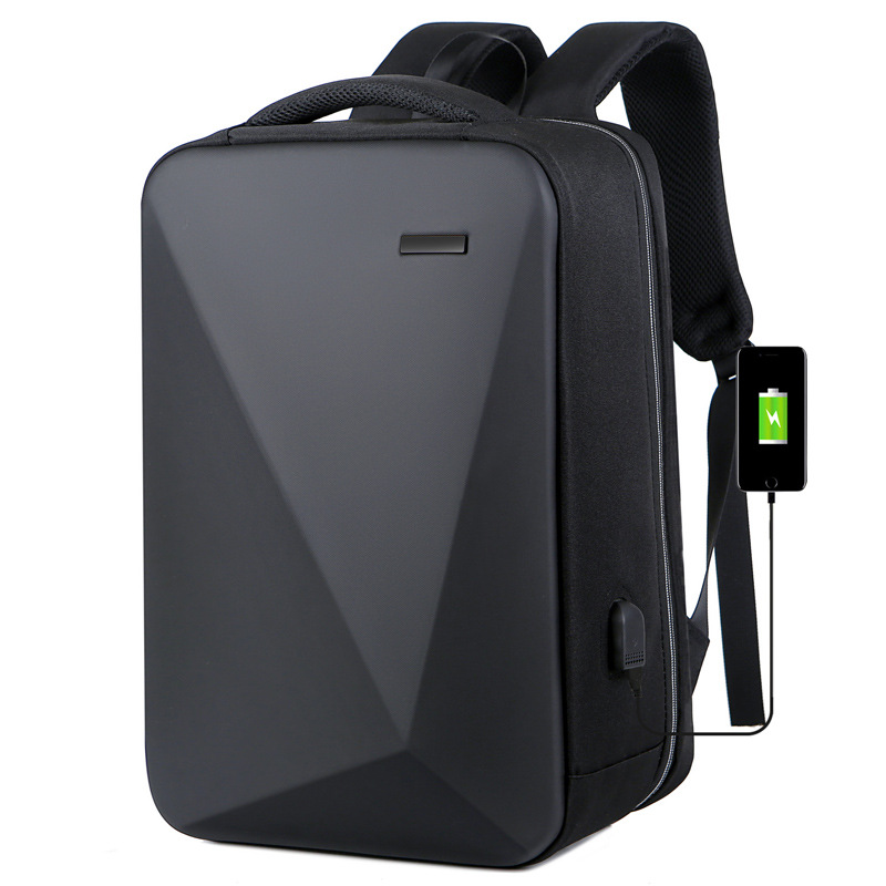 Laptop Backpack 15.6″ Anti-Theft Pin Lock – Waterproof – Shockproof – USB Charging Port – 30X17X44cm – Suitable For College , Travel , Gaming Pack , Student Schoolbag – BLACK