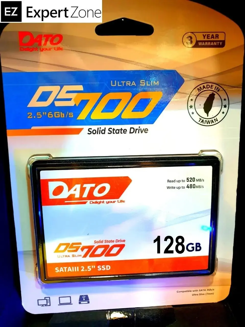 DATO SSD DS700 SATA3 2.5″ 535MB/s 128GB SOLID STATE DRIVE